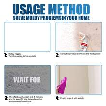 Mold Removing Active Foam Spray Wall Tile Mold Removing Refrigerator Sealing Strip Mold Removing Cleaner - Light Grey - View 5