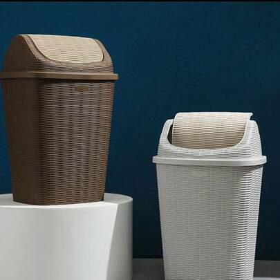 CASAMAX WL 1 pieza Bote de basura de plástico de 26.5*22.5*40.5 cm / COLOR ALEATORIO ENVIADO