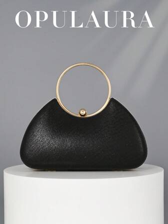 OpulAura Women's Metal-Feeling Luxury Evening Clutch Bag, Elegant Leather Party Handbag, Shiny Formal Clutch For Dress, Suitable For Formal Occasions Like Wedding, Prom, Birthday, Bridesmaid, Perfect For Party Wedding Prom Dinner/Banquet, Matching With Holiday Party Dress Evening Dress & Sequin Dress, Perfectly Matching With New Years Outfit, Excellently Matching With Party Dresses For Women, Tready Party Bags,Perfect For Party, Wedding, Prom, Dinner/Banquet, Essential Wedding Items,Perfectly Matching With Graduation Dress, Prom Dresses, Perfectly Matching With Prom Accessories, Clutch Bag For Wedding