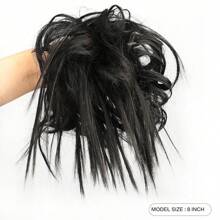 Synthetic High Temperature Resistant Wig Hair Bands Elastic Hair Bands Messy Synthetic Hair Bands Hair Bun Wigs Women's Hair Pieces Wigs