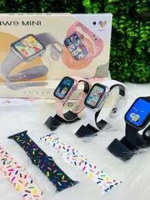 Smartwatch HW9 Mini 41mm New Model Launch Smart Watch Men And Women Thin Wrist - 粉色 - 查看 4