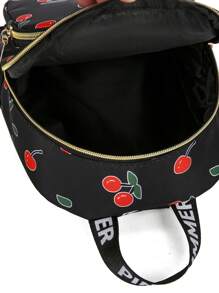 Mochila Estudiantil de Gran Capacidad Estilo Universitario para Mujeres, Adecuada para Escuela Secundaria, Preparatoria, Universidad - Negro 2 - Ver 7