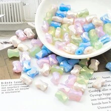 20 hạt thủy tinh pha lê hình nơ 8*10mm, thích hợp làm đồ trang sức và đồ thủ công DIY để tăng thêm nét quyến rũ độc đáo - Nhiều màu - Xem 8