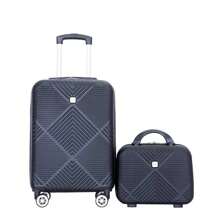 Travelhouse Travelhouse 20 Inch Carry On Luggage Set With Cosmetic Cases, Hardside Luggage 2 Piece With Spinner Wheels Suitcase Travel Suitcase Suitcases Suit Case Durable Travel Luggage