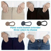 12 botones de expansión para extender el cuello de los jeans, botón de expansión instantánea sin costuras para la cintura de los pantalones, cinturón de expansión de cintura de pantalones para hombres y mujeres