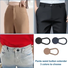 12 botones de expansión para extender el cuello de los jeans, botón de expansión instantánea sin costuras para la cintura de los pantalones, cinturón de expansión de cintura de pantalones para hombres y mujeres