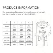 1pc Soft Bath Robe, Unisex Adult House Bathrobe For Spa, Hotel, Salon, Absorbent & Quick Dry, Relaxed Fit, Multiple Colors, Simple Design, Bathroom & Home Essentials - Multicolor - View 4