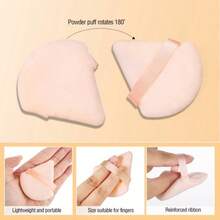 5 Color Triangle Powder Puff Makeup Sponge Cosmetic Foundation Sponge Beauty Makeup Tool - 彩色 - 查看 6