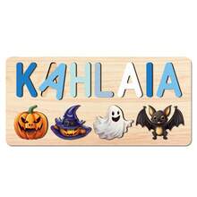 Halloween Puzzle,Wooden Alphabet Puzzle,Personalized Name Puzzle,Halloween Gifts,Baby Name Puzzle,Halloween Wooden Puzzles For Toddler,3D Alphabet Jigsaw Toy,Dustomized Wooden Puzzle Toy,Early Learning Toys For Baby Boy Or Baby Girl,Wooden Puzzle,Personalized Gifts,First 1st Brirthday Gifts,Birthday Gift,Anniversary Gift,Building BloDks Gift Set(With Pegs) - With Nails - View 7