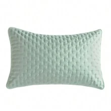 Luxury Quilted 3 Piece Bedspread Embossed Pattern For All Season 220 X 240CM Soft Microfiber Reversible Patchwork Beddings Set Bed Throw For Bedroom Decor Reversible Coverlet - Mint Green - View 9