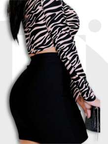 Women Skirts - Black - View 9