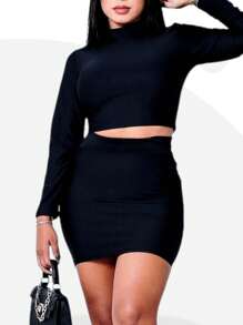 Women Skirts - Black - View 4