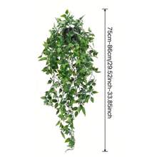 HAOSHICS Artificial Hanging Plants 34in Fake Ivy Vine Fake Ivy Leaves For Wall House Room Patio Indoor Outdoor Home Shelf Office Decor, Valentine Day, Gift Gifts Birthday Graduation,Garden Decor,Outdoor Plant,Gardening,Fake Flowers