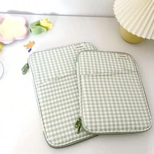 1pc 13"/14" Plaid Pattern Laptop Sleeve, Multifunctional Padded Computer Bag With Compartments, Suitable For Notebook, IPad, Tablet, Business, School Use - Multicolor - View 17