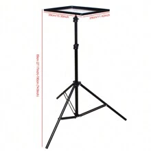 ZhdnBhnos Laptop Stand - Tripod Floor Stand For Computer, Projector, DJ Equipment - Black - View 2