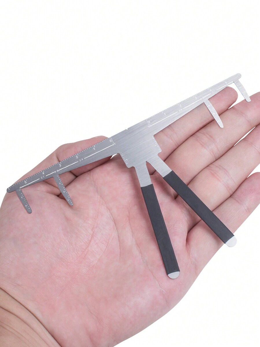 Stainless Steel Eyebrow Shaping Ruler With Three-Point Positioning ...