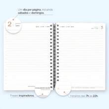 iscool Daily Planner Plus 2025 Floral Monogram Initial Letter L - 查看 5