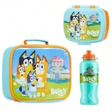 Bluey Kids Lunch Set Bag Box & Water Bottle 430ml - Multicolor - View 2