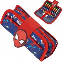 Marvel Pencil Case Spiderman Cases With Stationery - Multicolor - View 1