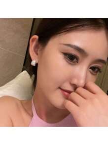 Promotion Of Men's And Women's Hip Hop Hoop Earrings With Feathers Zirconia And Neymar Gold Plated - 金色 - 查看 9