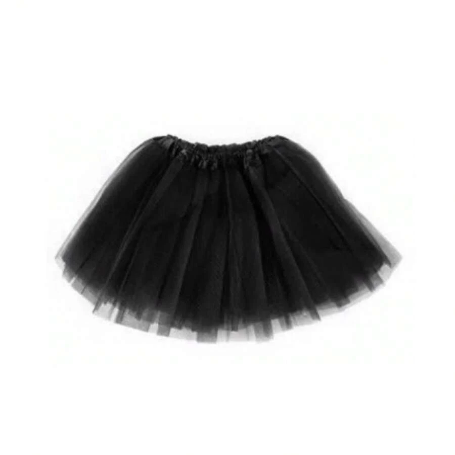 Adult Tulle Skirt 40cm [For Parties, Etc.] - màu đen - Xem 1