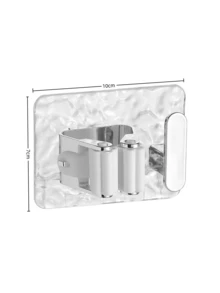 1 Piece Of Non-Punch Mop Rack Mop Hook Wall-Mounted Mop Broom Storage Clip Mop Rack Bathroom Kitchen Garden Multi-Function Tool Rack - Multicolor - View 5