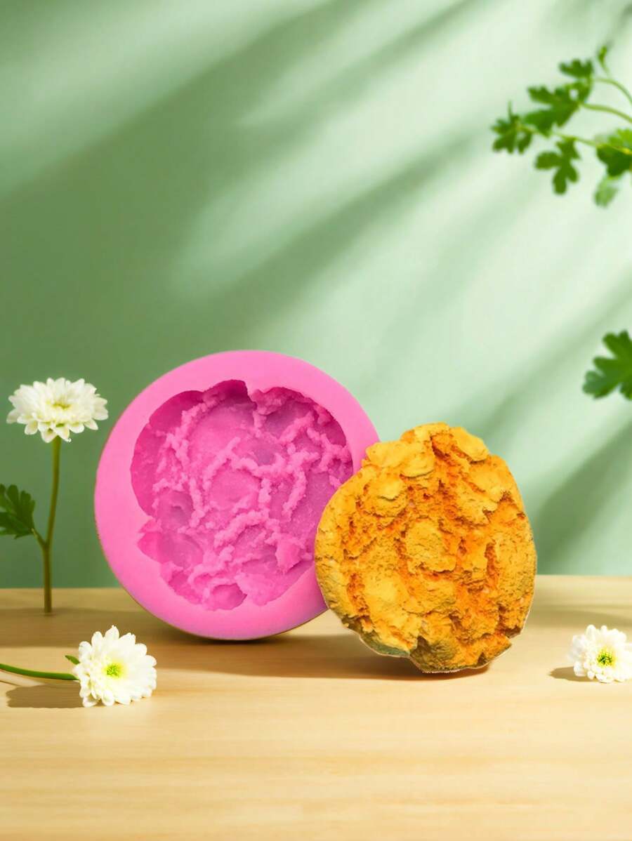1 Khuôn silicon S DIY Khuôn bóp nến thơm - Nhiều màu - Xem 1