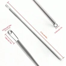 Newly Upgraded Flexible & Versatile Spring Loaded String Threading Tool For Drawstring, Elastic, Lace - Silver - View 2