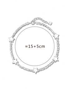 Pulsera de  de estrella personal minimalista de plata de ley 925, nuevo regalo de joyas de lujo y ligeras