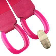 Women's Elastic Belt - 玫紅色 - 查看 3