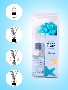 Varillas Difusoras de Fragancia para el Hogar 20 ml, Esencia Aromática, Aromaterapia, Perfume Ambiental - Ocean - Ver 4