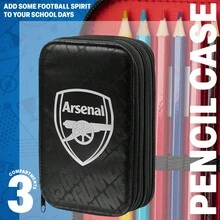 Arsenal F.C. Filled Pencil Case Colouring And Stationery Set School Supplies - 彩色 - 查看 3