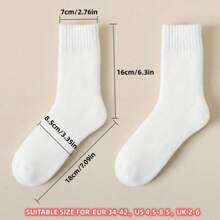 Thể thao và ngoài trời 5 đôi/3 đôi/1 đôi tất len dày, tất thể thao thường ngày màu trơn cho nam và nữ, tất len ấm áp mùa đông, tất thủy thủ lót len, tất đi trong nhà cao đến đầu gối bằng vải lông, tất ngủ siêu dày, tất đi tuyết ấm áp mềm mại, tất đi sàn ấm áp bằng vải nhung - Nhiều màu - Xem 10