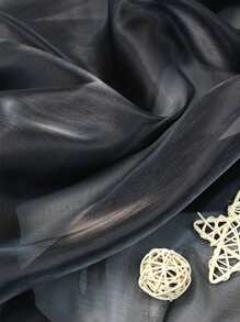 1 件透明欧根纱面料，发光薄纱面料，适用于 DIY 裙子、围巾、花卉包装、新娘时尚工艺品装饰 - 彩色 - 查看 56