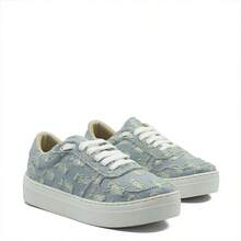 Maria Lace-Up Sneakers - 藍色 - 查看 3