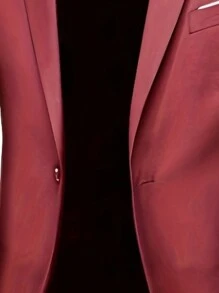 Chaqueta de traje de negocios para hombre, blazer formal de estilo europeo para padrinos