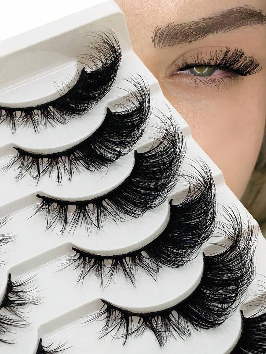 HongKing Premium 10 Pairs Fox Eye Lashes Soft Lightweight Reusable Foxy Lashes - Cat Eye Lashes - View 1
