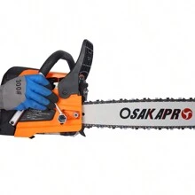 Chainsaw Gas 20inch ,58cc Gasoline Chain Saw For Trees ,Wood Cutting 2-Cycle EPA Compliant - 橘色 - 查看 3