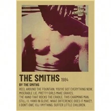 1pc Unframed Vintage Rock Band Poster, Retro Home Room Bar Decor Fine Art Canvas Print, Popular Style - Multicolor - View 20