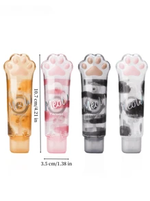 1 Bộ đồ dùng học tập hình bàn chân mèo dễ thương Kawaii, băng xóa cho học sinh yêu mèo, vật dụng thiết yếu cho mùa tựu trường (Màu ngẫu nhiên) - Nhiều màu - Xem 2