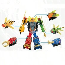 A Set Of Building Blocks Insects And Animals, Birthday Party Gifts Gift Bags Classroom Prizes, Carnival Prizes Room Decoration - Multicolor - View 1