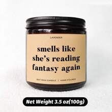 1 cây nến sáp đậu nành hương hoa oải hương, quà tặng cho người yêu sách, đồ dùng cho mọt sách, phụ kiện đọc sách, quà tặng cho người đọc, quà tặng chủ đề sách, quà tặng cho giáo viên và nhà văn, quà sinh nhật vui nhộn cho mọt sách, thủ thư, trang trí phòng, quà tốt nghiệp. - Nhiều màu - Xem 13