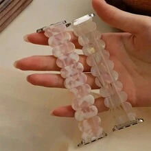 Resin Strap Compatible With Apple Watch Band 49mm 44mm 45mm 40mm 41mm 42mm 38mm Elastic Solo Loop Bracelet Compatible With Apple Watch Series Ultra 9 8 7 6 SE 5 4 3 2 1 - Multicolor - View 2