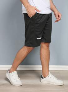 MEN'S SWEATSHIRT SWEATSHIRTS IMPORTED SPORTS Casual Sportswear - 黑色 - 查看 3