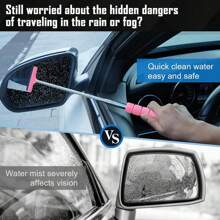 1pc Extendable Car Windshield Cleaning Brush Set - Keep Your Car Clean & Shiny! - Multicolor - View 7