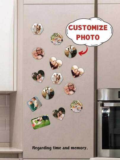 1/3pcs Custom Photo Refrigerator Magnet, Refrigerator Sticker Decoration With Photo/Logo Design, Personalized Refrigerator Sticker, Decoration For Home, Office, School, Car, Decoration Magnet Gift, Thanksgiving, Christmas, Birthday, Anniversary Commemorative Gift Stylish,Adorable,Colorful Custom,Personalized,Unique Ideal Gifts For Her Friends,Son,Daughter,School Students,Workers,Kids School,Home,Office,Home Refresh,Multi-Functional, ,Ornamental,Reusable,Exquisite,Stylish,High-Quality,Colorful,Modern,Custom,Personalized,Unique,Ideal Gifts For Him,Ideal Gifts For Her,Boyfriend,Dad,Girlfriend,Mom,Family,Friends,Tea Room,Home,Garden,Office,For Anniversaries,For Valentine's Day,For Mother's Day,For Birthdays,For Father's Day,For Graduation,For Weddings,For Housewarming