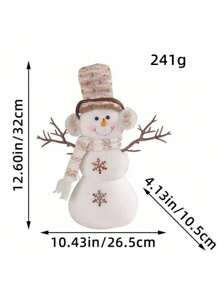 1个/2个，可爱雪人装饰品，适合窗户、桌面装饰和节日场景布置，是生日、家居装饰、圣诞节装饰、房间装饰、冬季圣诞节装饰、家居圣诞礼物、圣诞装饰品等的理想之选。 - 彩色 - 查看 10