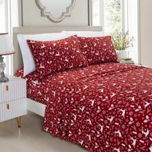 Elegant Comfort 6-Piece Christmas & Holiday Sheet Set - Soft As A Hotel Premium Quality