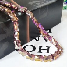 20 hạt thủy tinh pha lê hình nơ 8*10mm, thích hợp làm đồ trang sức và đồ thủ công DIY để tăng thêm nét quyến rũ độc đáo - Nhiều màu - Xem 12