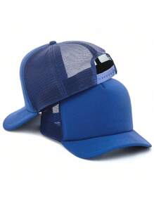 Men's Casual Baseball Cap For Summer Sun Protection - Royal Blue - View 1